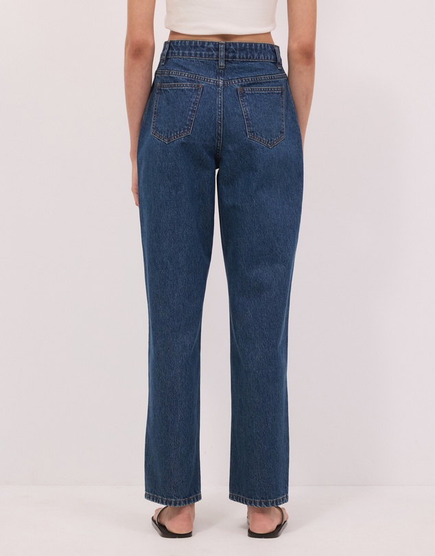 Calli - Romee High Rise Relaxed Straight Jeans