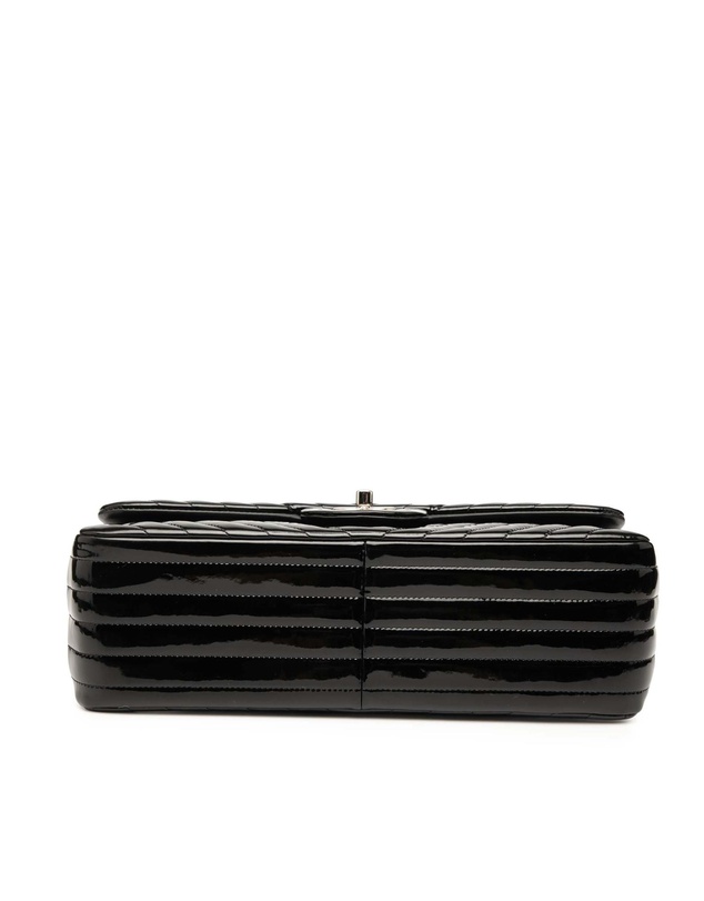 Pre-Loved by Azura Reborn - Pre-Loved Jumbo Classic Chevron Patent Double Flap