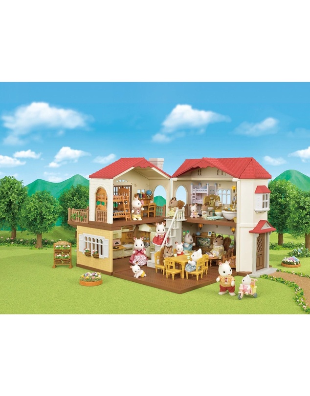 Sylvanian Families - Red Roof Country Home with Attic