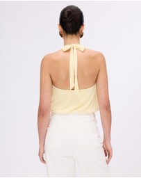 Minima Esenciales - Mollie Jersey Halter Bodysuit