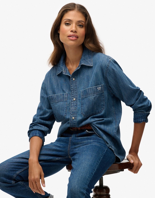 Superdry - Denim Oversized Shirt