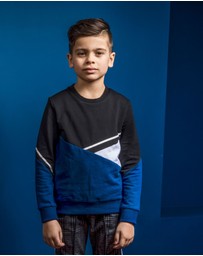 B.Nosy - Sweatshirt with Contrast Panels - Kids-Teens