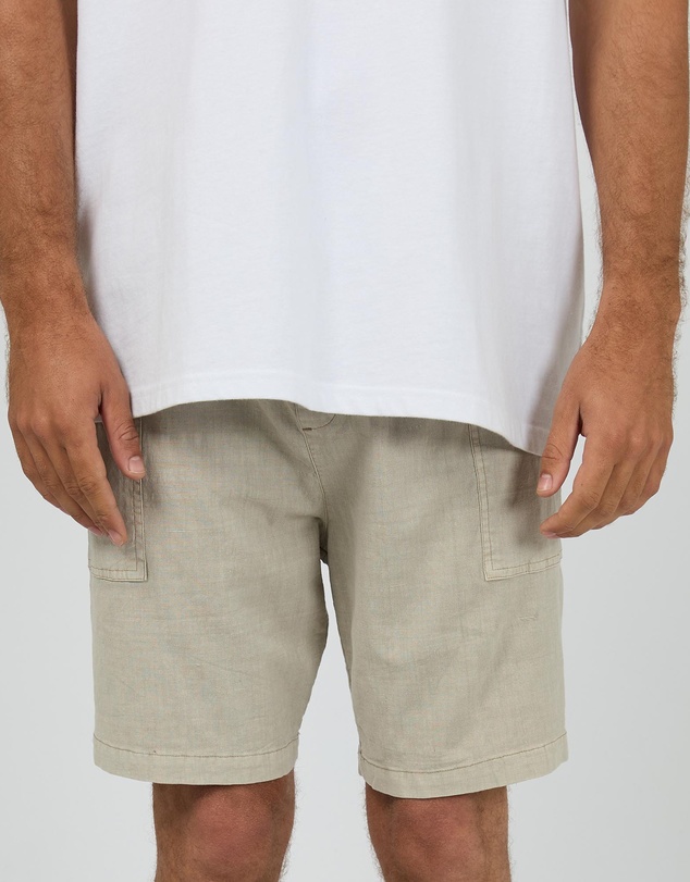 Silent Theory - Elasticised Waist Patch Pocket Shorts