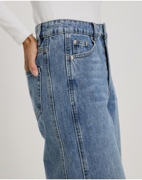 Atmos&Here - Charlize Wide Leg Jeans