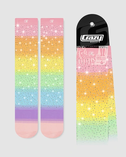 Crazy Skates - Crazy Socks Diamond Magic Knee High Socks