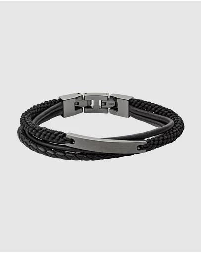 Fossil - Vintage Casual Gunmetal Bracelet