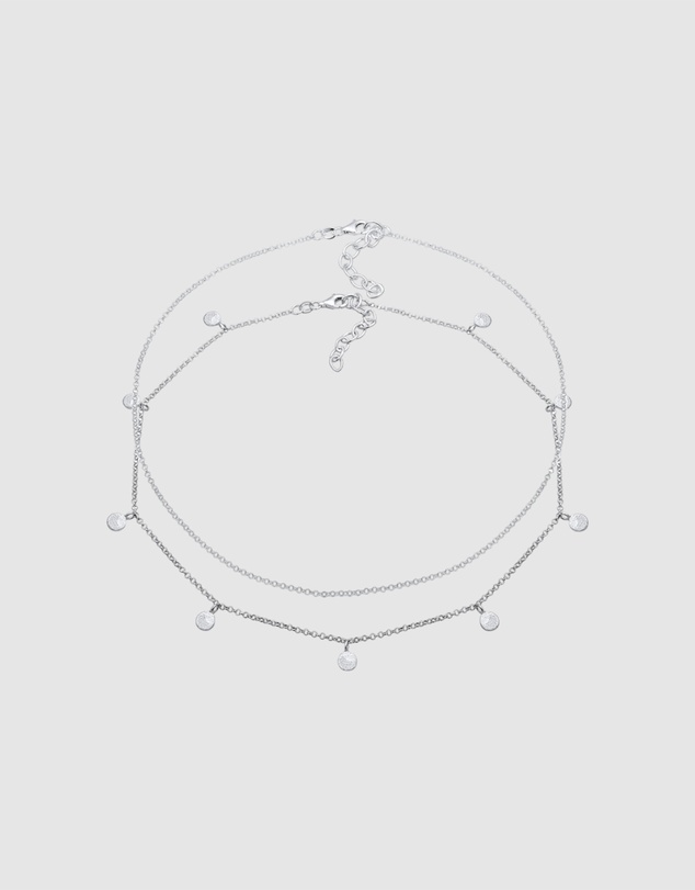 Elli Jewelry - Necklace Choker Set 925 Sterling Silver