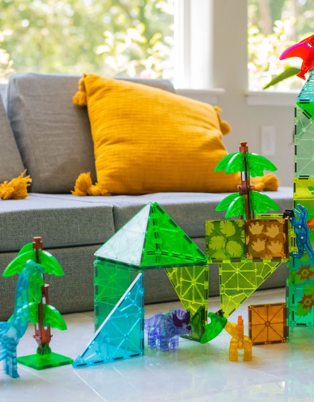 Magna-Tiles - MAGNA-TILES - Dino World XL - 50 Piece Set