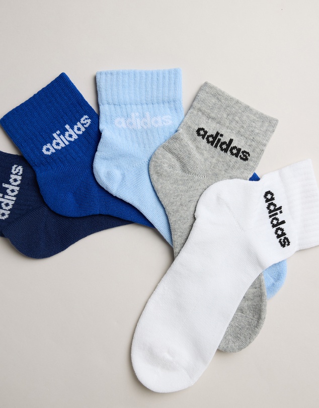 adidas Performance - 5-Pack Linear Ankle Socks - Kids