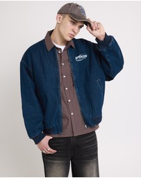 Spencer Project - Raven Denim Bomber Jacket