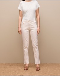 Trenery - Natural Seed Boyfriend Jean in Ecru