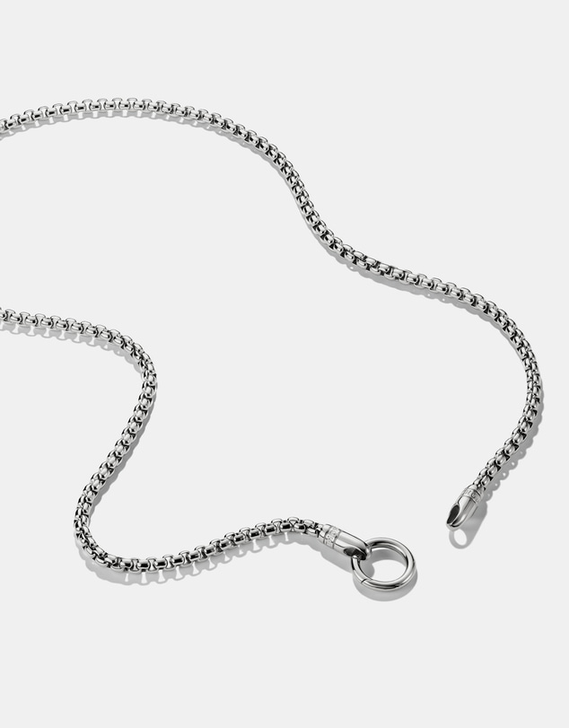 THOMAS SABO - Stainless Steel Box Chain Necklace with Ring Clasp 4mm