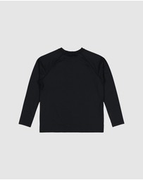 Santa Cruz - Flame Ringed Dot Front Rashguard - Teens