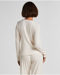 Hunkemoller - Long Sleeve Brushed Rib Jersey Cardigan