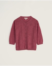 Seasalt - Seasalt Cornwall Pink Pentire Steps Linen & Organic Cotton Cardigan