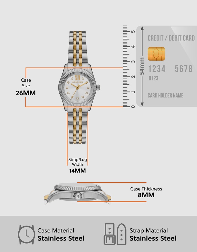 Michael Kors - Lexington Two Tone Analogue Watch