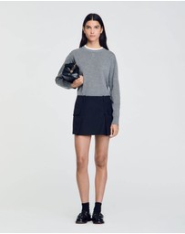 Sandro - Lara Woven Skirt