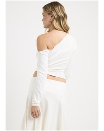 Alice In The Eve - Ashley Ribbed Assymetrical Top