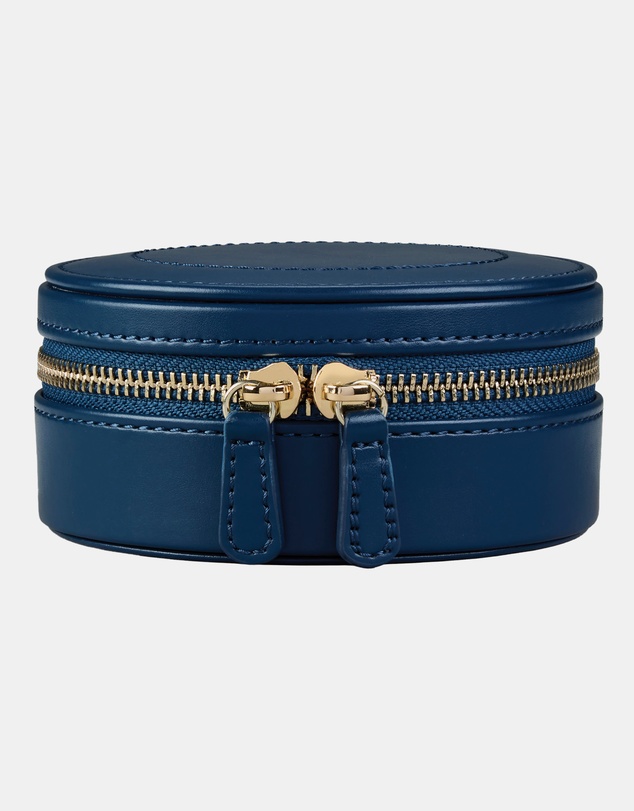 Wolf - WOLF Sophia Round Zip Case Indigo Fruit Botanical