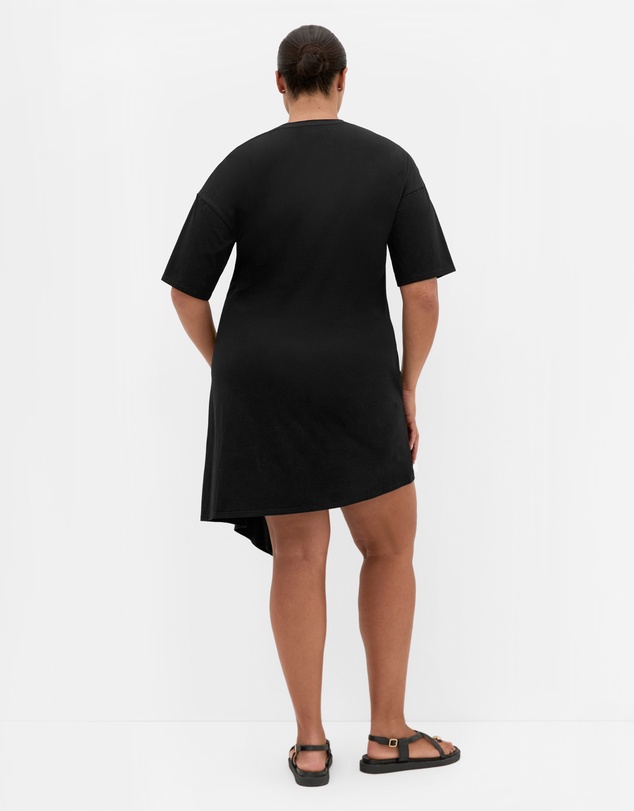 City Chic - Fashion Tee Mini Dress - Black