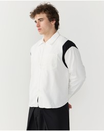 Justin Cassin - Upload Oversized Zip Shirt