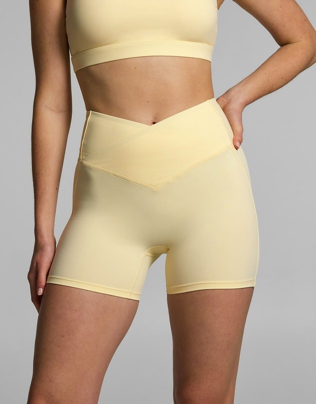Rockwear - Cross Front Mid Thigh Bike Shorts