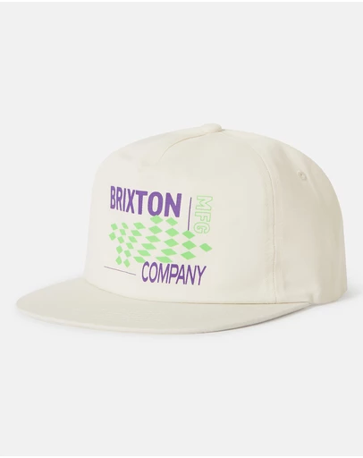 Brixton - Neon Finish Line High Profile Snapback