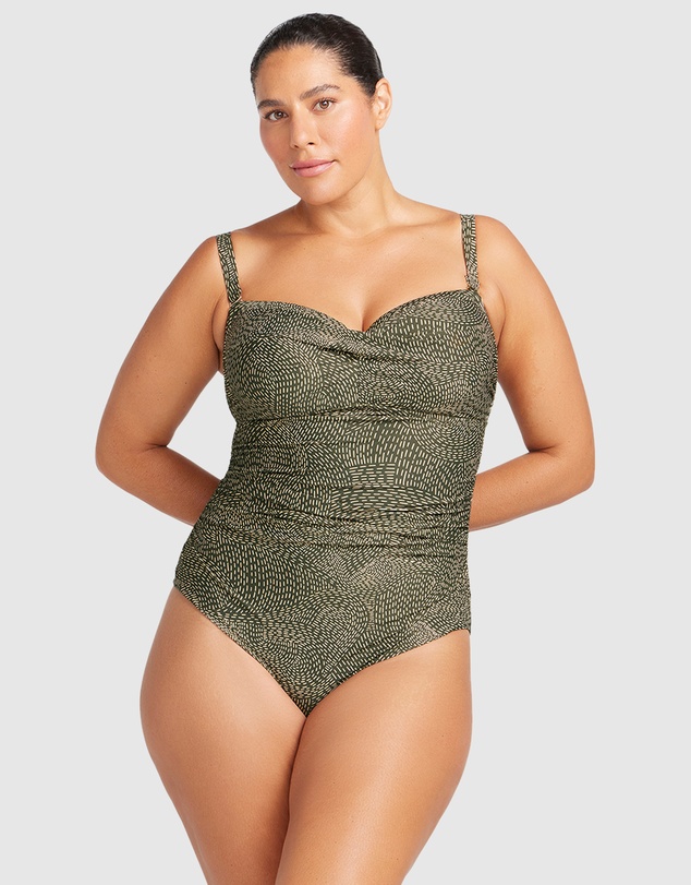 Artesands - Onda Perspective Botticelli Bandeau D/DD Underwire One Piece