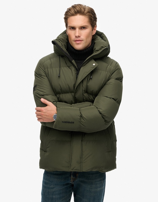 Superdry - Hooded 5 Baffle Sports Puffer