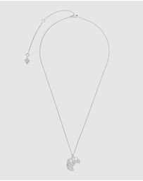 Wanderlust + Co - Croissant Silver Necklace