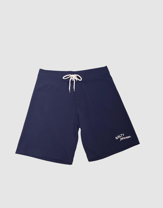 Salty Johnson - Classic Performance Board Shorts - Navy Blue