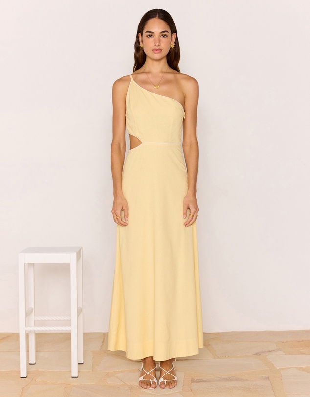 MINKPINK - Ciel One Shoulder Maxi Dress