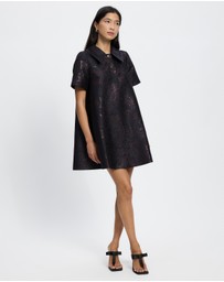 & Other Stories - A-Line Jacquard Mini Dress