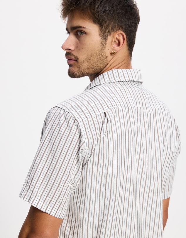 Rhythm - Seersucker Stripe SS Shirt