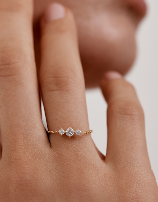 By Charlotte - Cosmic Whisper Ring