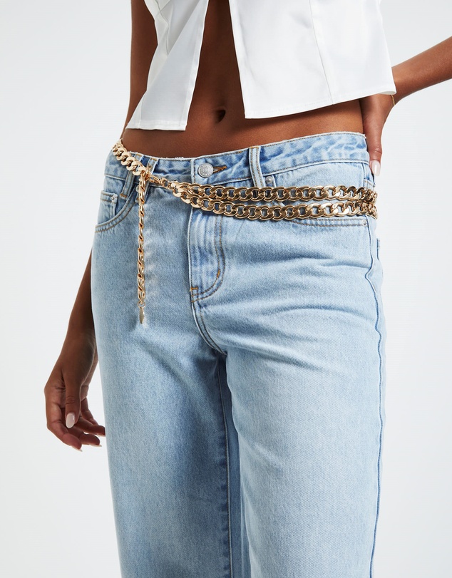 Alice In The Eve - Chunky Gold Chain Belt