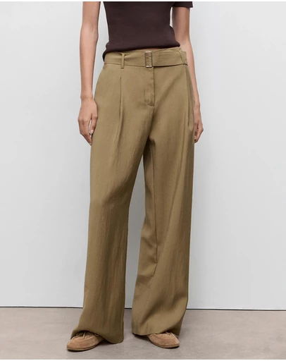 M.N.G - Paperbag Trousers With Belt