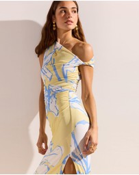 MINKPINK - Esme Asym Mesh Maxi Dress
