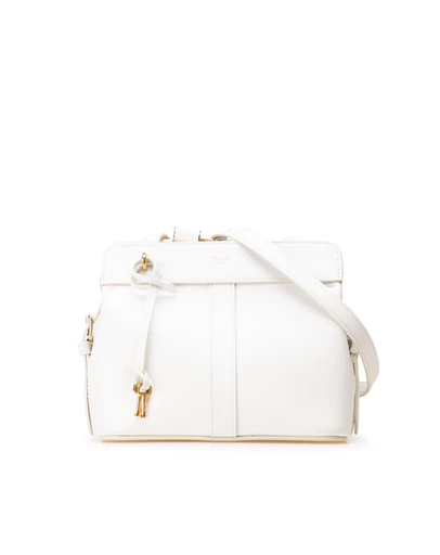 Pre-Loved by Azura Reborn - Pre-Loved celine Elegant Leather Shoulder Bag with Adjustable Strap and Stylish Key Charm
