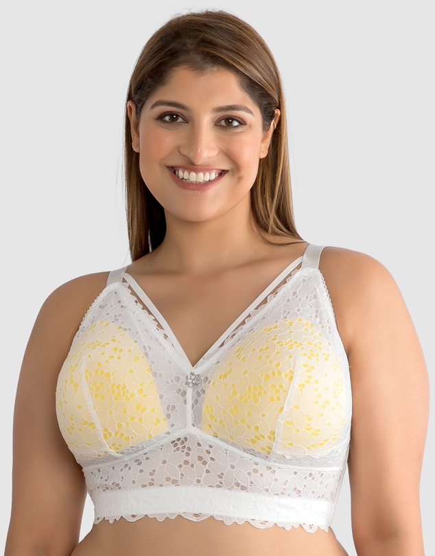 Parfait - Mia Daisy Wirefree Padded Longline Lace Bralette