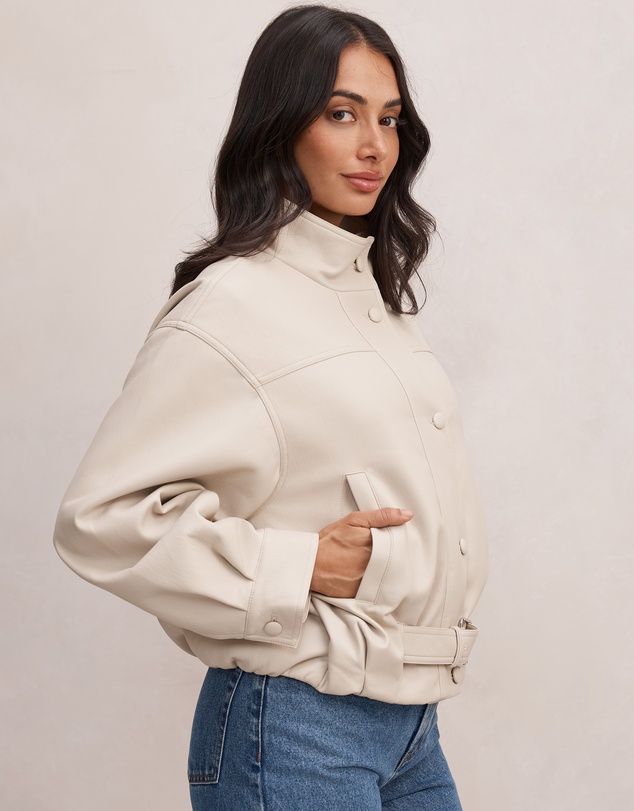 Forever New - Belle Belted Bomber Jacket
