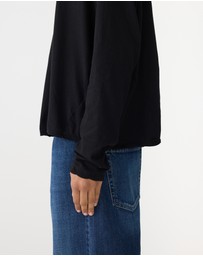 Bassike - Slouch Superfine Long Sleeve T-Shirt