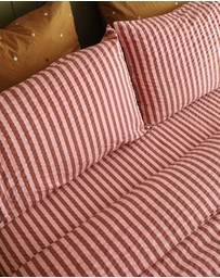 Mosey Me - Sundae Seersucker Standard Pillowcase Set