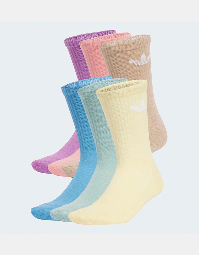 adidas Originals - 6-Pack Trefoil Crew Sock Cushion