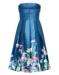 City Chic - Plus size Tiffany Bloom Strapless Midi Dress - jade