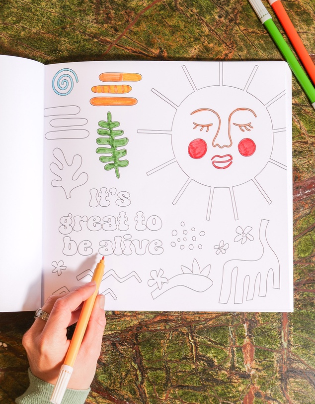 Journey Of Something - Affirmations Colouring Book