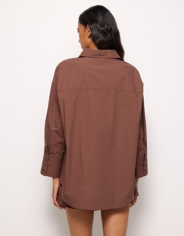 AERE - Della Cotton Oversized Shirt