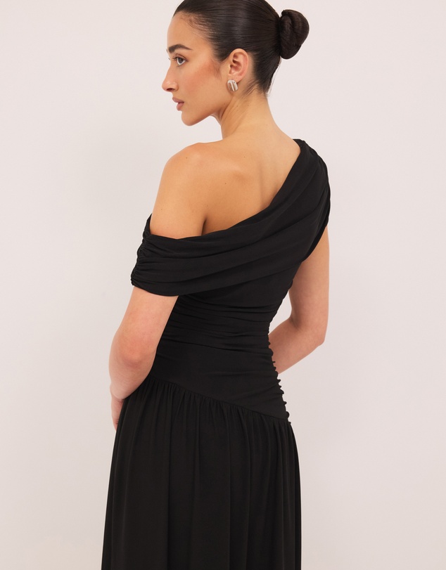Calli - Aurelia Draped Jersey Maxi Dress
