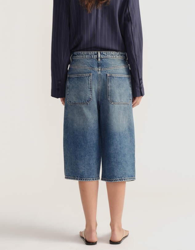 Decjuba - D-Luxe Denim Long Line Shorts