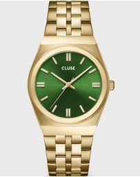Cluse - Retro 70's Forest Green/Gold Link
